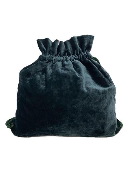 FILL THE BILL(フィルザビル) / 巾着/リュック/ベロア/GRN/無地 | 中古  