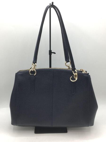 COACH / ショルダーバッグ_オールレザー/レザー/NVY/無地 COACH(コーチ) / ショルダーバッグ_オールレザー/レザー/NVY/無地