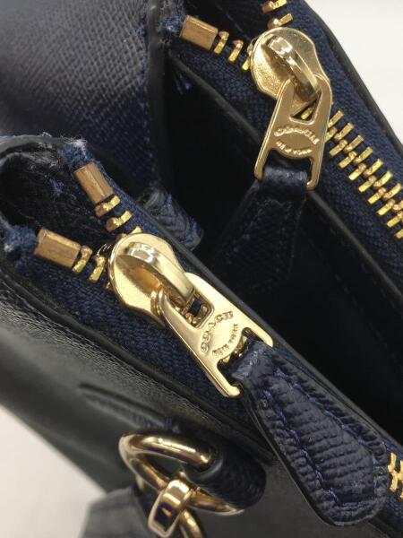 COACH(コーチ) / ショルダーバッグ_オールレザー/レザー/NVY/無地