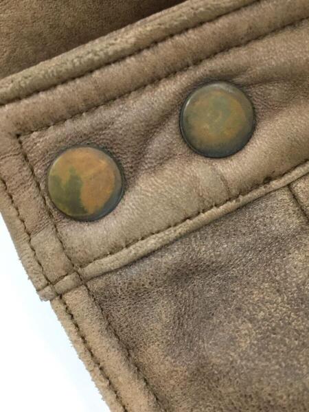 MITSUMINE(ミツミネ) / レザージャケット・ブルゾン/L/羊革/BRW/無地