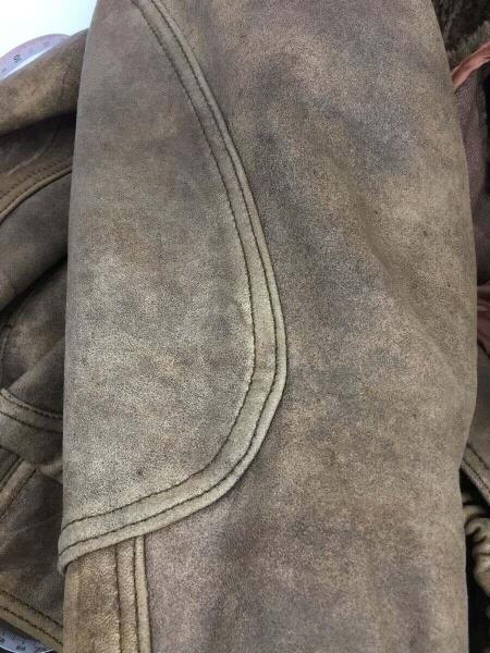 MITSUMINE(ミツミネ) / レザージャケット・ブルゾン/L/羊革/BRW/無地