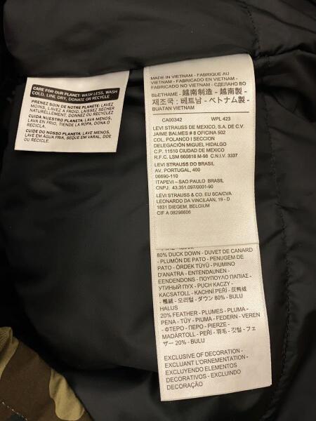 Levi's(リーバイス) / ダウンジャケット/S/ポリエステル/KHK/カモフラ