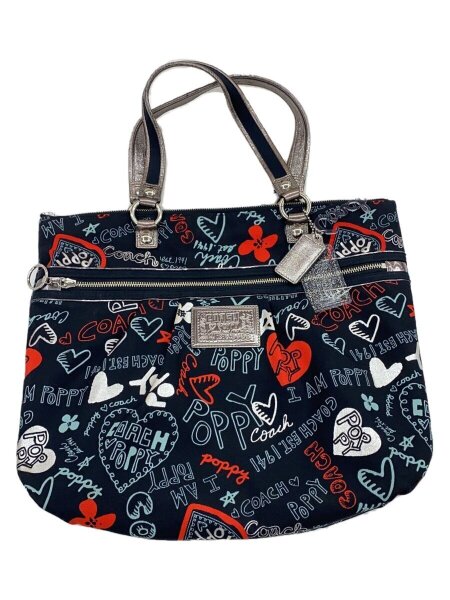 COACH(コーチ) / トートバッグ/ナイロン/BLK/総柄/16052 | 中古品の
