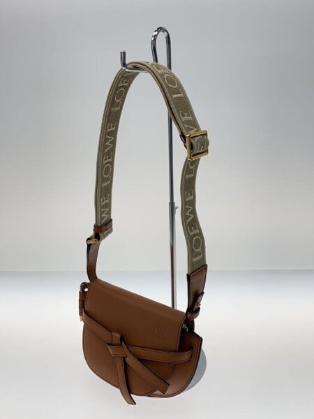 LOEWE(ロエベ) / ショルダーバッグ/レザー/KHK/無地/062253 | 中古品の