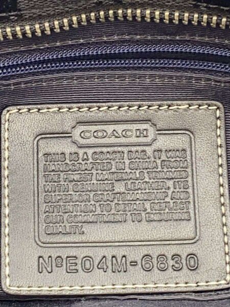 COACH(コーチ) / スモールキャリーオール_シグネチャー_ブラック