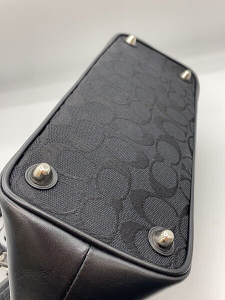 COACH(コーチ) / スモールキャリーオール_シグネチャー_ブラック