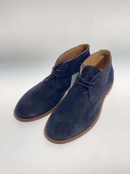 美品 ボエモス スエード レースアップブーツ ネイビー