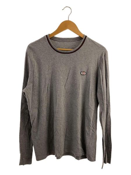 GUCCI(グッチ) / 長袖Tシャツ/--/コットン/グレー/190222 X3228