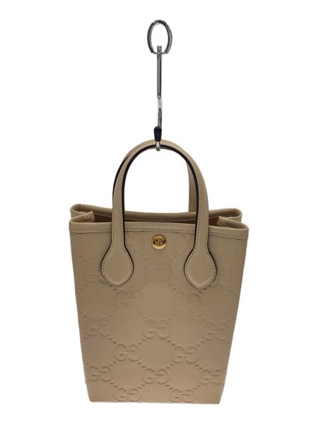 GUCCI(グッチ) / ストラップ付き GG スーパーミニバッグ/--/BEG 