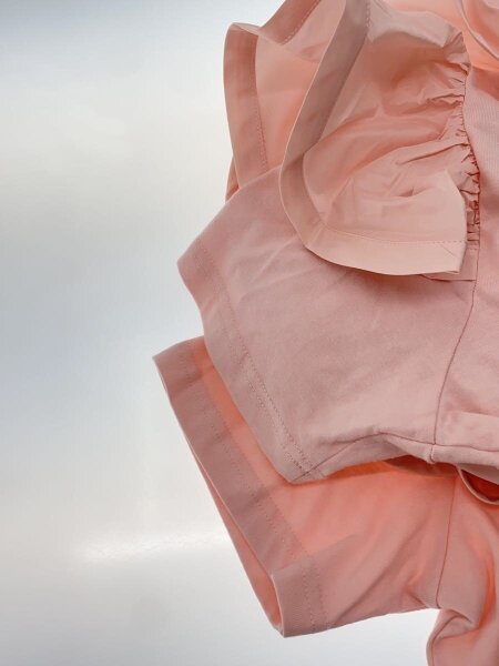 MARC JACOBS / フリルTシャツ/RANWAY/XS/コットン/PNK/W4190174 MARC JACOBS(マークジェイコブス) / フリルTシャツ/RANWAY/XS/コットン