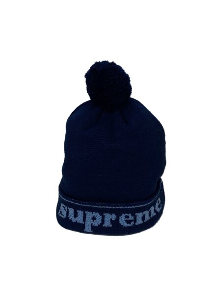 Supreme ニット帽 ネイビー Supreme シュプリーム 2025SS Blackletter 