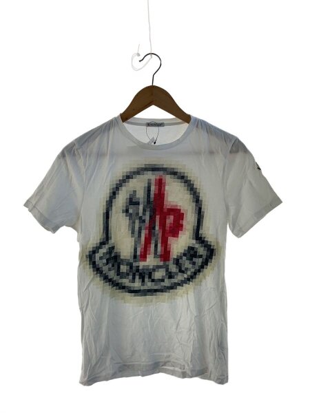 MONCLER(モンクレール) / ピクセル モザイク Tシャツ/S/コットン/WHT 