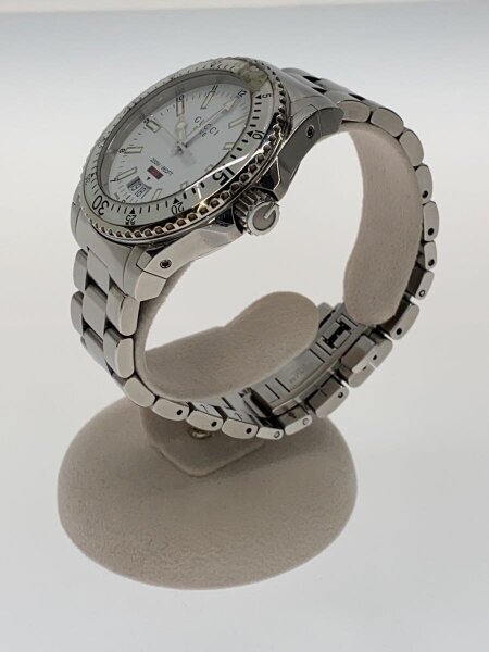 GUCCI(グッチ) / ダイブ/クォーツ腕時計/アナログ/ステンレス/WHT/SLV