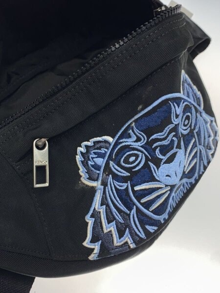 KENZO(ケンゾー) / タイガー刺繍ホ/ショルダーバッグ/ポリエステル/BLK 