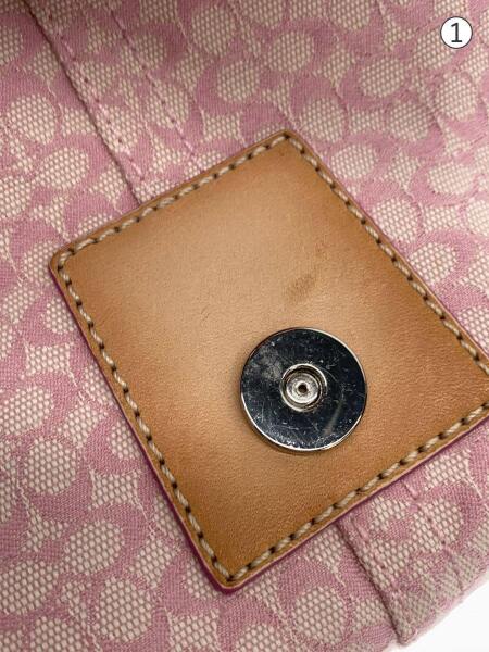 COACH(コーチ) / ハンドバッグ/--/ピンク/総柄/m3k-6349 | 中古品の 