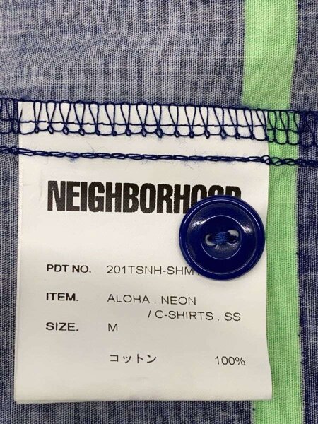 NEIGHBORHOOD(ネイバーフッド) / 半袖シャツ/M/コットン/NVY/チェック