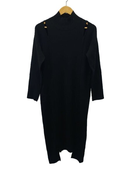 UN3D.(アンスリード) / 長袖ワンピース/36/レーヨン/BLK  