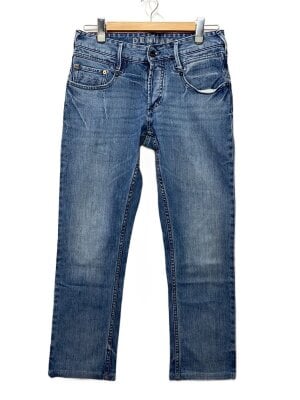 DENHAM(デンハム) / 24SS/ダメージ加工/RAZOR/ボトム/32/デニム/BLK/01 
