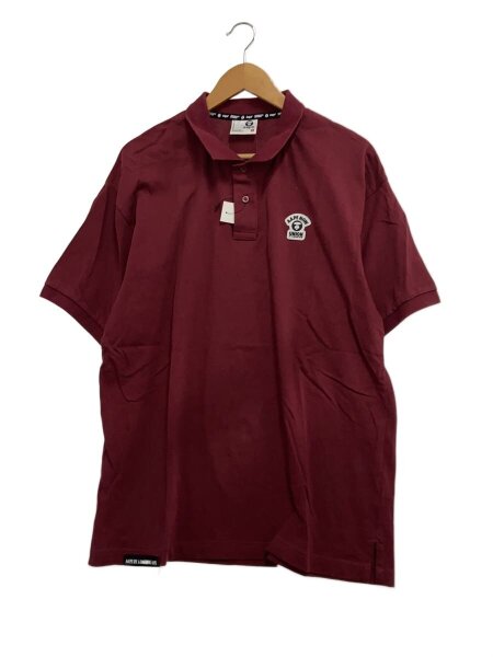 A Bathing Ape】アベイシングエイプ ベロア ポロシャツ XL 茶色 【公式