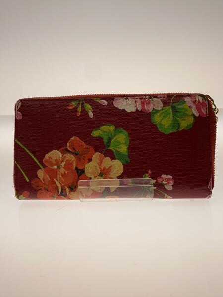 GUCCI 長財布 ラウンドファスナー レッド 花柄 GUCCI(グッチ) / 長財布/--/RED/花柄/レディース/409342-493075 | 中古