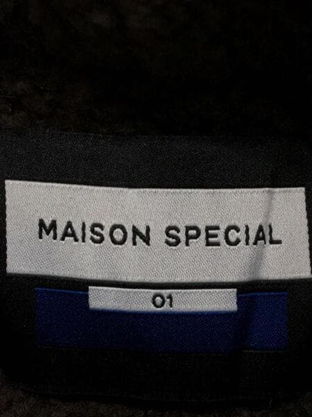 MAISON SPECIAL / フライトジャケット/1/ナイロン/BLK/11232161501 MAISON SPECIAL(メゾンスペシャル) / フライトジャケット/1/ナイロン