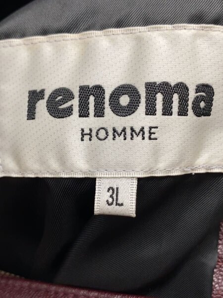 renoma(レノマ) / HOMME/シングルライダースジャケット/3L/山羊革/BRD 