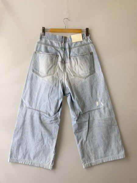 ワイドパンツ ジーンズ SIDE SEAM SEMI-FLARE SLUB JEANS / サイド 