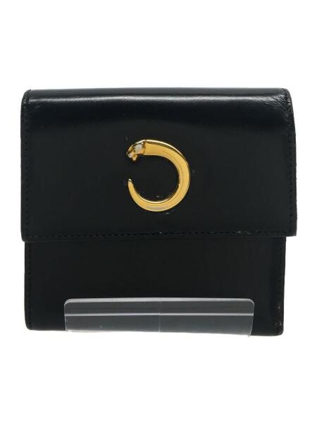 Cartier(カルティエ) / パンテール/3つ折り財布/レザー/BLK/レディース 