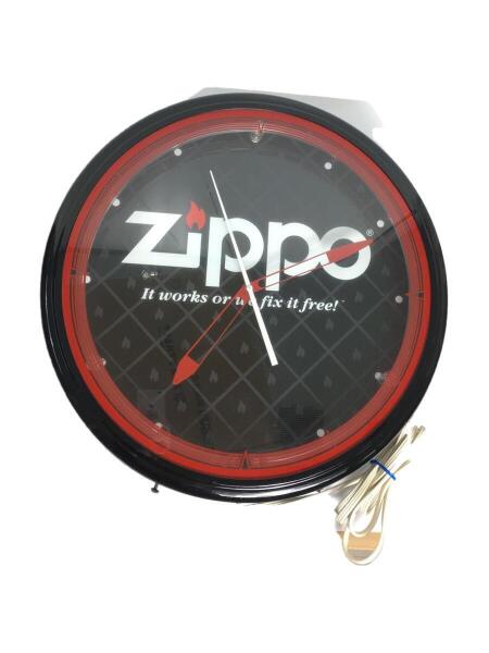 zippo 掛け時計/アナログ/BLK