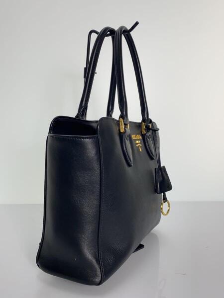 PRADA(プラダ) / ハンドバッグ/レザー/BLK/1BA113/2way/サフィアーノ