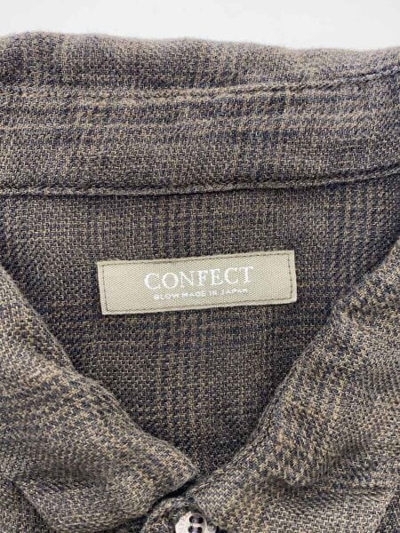 02253-0051 リネングレンチェック半袖シャツ nest robe CONFECT(ネストローブコンフェクト) / 半袖シャツ/5/リネン