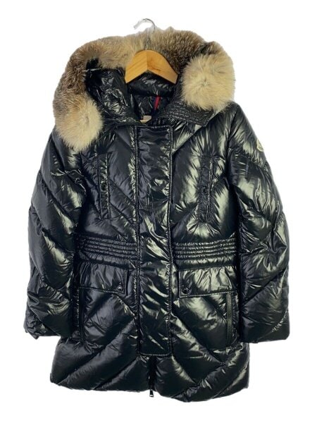 MONCLER / コート/O/ポリエステル/BLK/49334// MONCLER◇コート/O/ポリエステル/BLK/49334 モンクレール ダウンコート