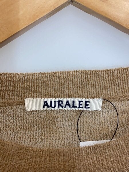 AURALEE / ニット・セーター(薄手)/3/モヘア/BEG/A23SP02FG AURALEE(オーラリー) / ニット・セーター(薄手)/3/モヘア/BEG