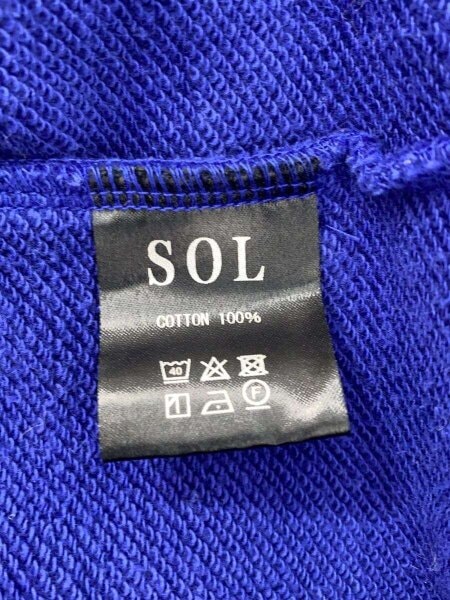 SOL(ソル) / ジップパーカー/--/コットン/BLU// | 古着の販売・通販