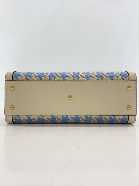 GUCCI(グッチ) / ハンドバッグ/--/BEG/702732/バンブー/ラフィア/千鳥 
