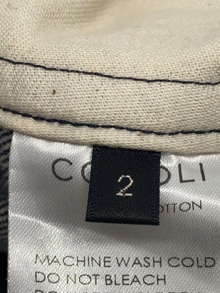 COMOLI(コモリ) / 25SS/ネイビーデニム テーパードパンツ/2/コットン