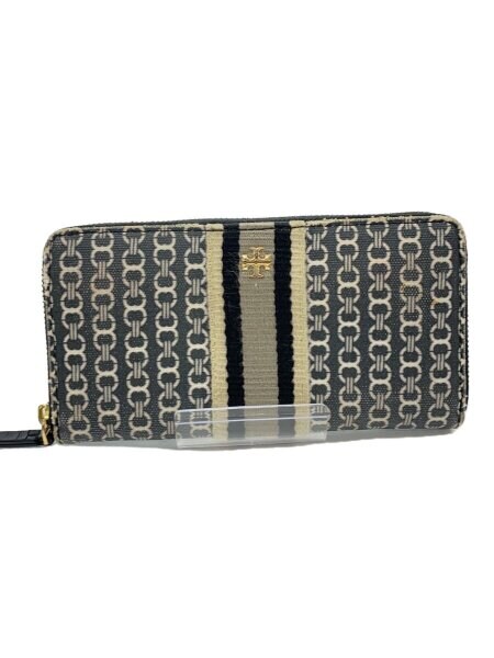 TORY BURCH(トリーバーチ) / 長財布/gemini link/角スレ有り/表面シミ 