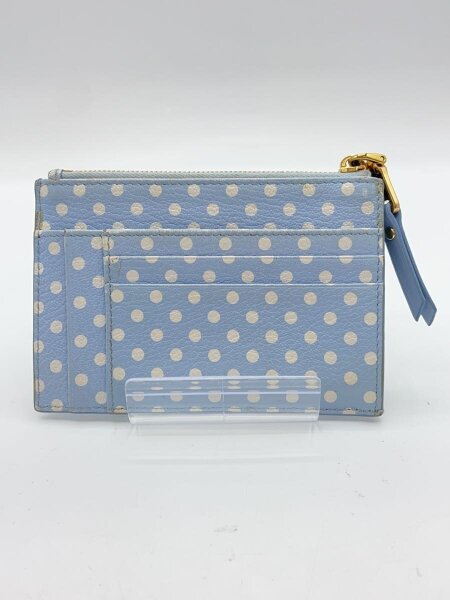 miu miu 青 レザー カードケース 【公式通販】