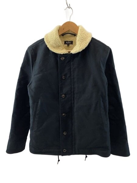 A.P.C.(アーペーセー) / N-1/デッキジャケット/S/コットン/BLK/無地 