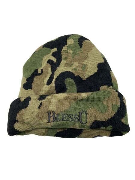 BLESS U(ブレスユー) / ニットキャップ/FREE/アクリル/KHK/カモフラ 