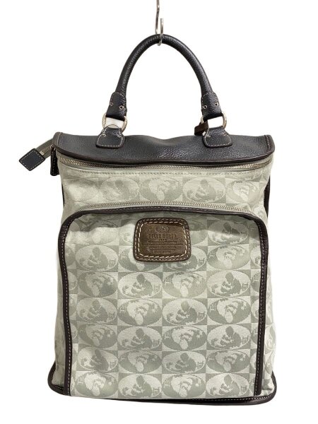 PELLE BORSA(ペレボルサ) / リュック/フェイクレザー/GRY | 中古品の 