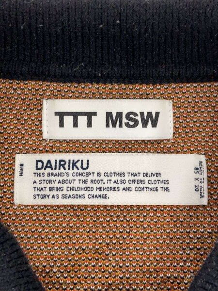 DAIRIKU × TTTMSW Ska Zip up DAIRIKU × TTT MSW Ska Zip up Knit Polo