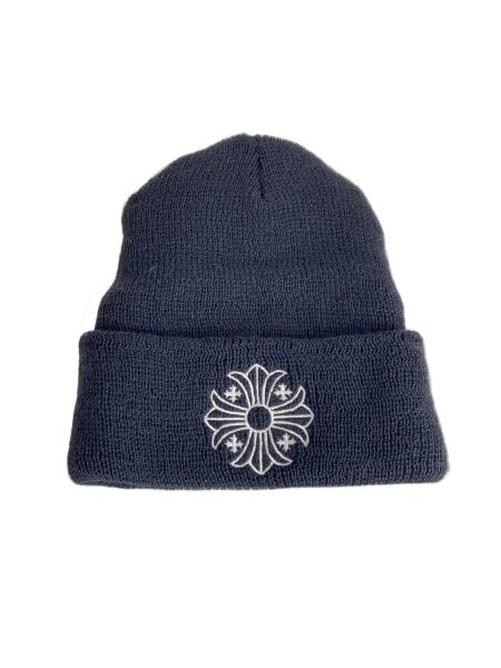 CHROME HEARTS(クロムハーツ) / ニットキャップ/FREE/ウール/BLK/無地