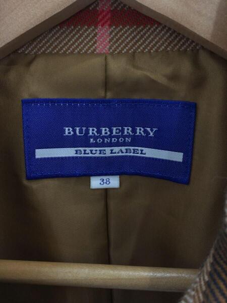 Burberryブルーレーベル　薄手シャツジャケット　38 中古・古着通販】BURBERRY BLUE LABEL (バーバリーブルーレーベル