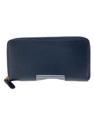 新品未使用品 大峽製鞄 オオバセイホウ 紺色 長財布 シュリンクレザー 新品未使用品 大峽製鞄 オオバセイホウ 紺色 長財布 シュリンクレザー