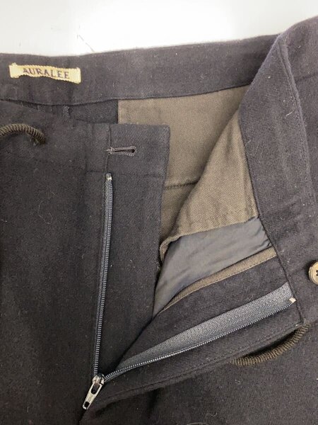 AURALEE(オーラリー) / スラックスパンツ/5/ウール/BLK/無地/a5ap045f