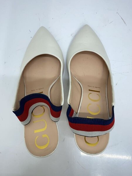 GUCCI(グッチ) / パンプス/36.5/WHT/525941 | 中古品の販売・通販なら