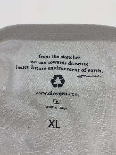 Cloveru(クローバル) / GOLD FISH WIDE/Tシャツ/XL/ポリエステル/WHT 