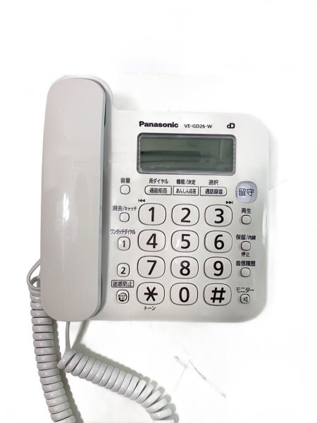 Panasonic(パナソニック) / 電話機 RU・RU・RU VE-GD26DL-W | 中古品の 