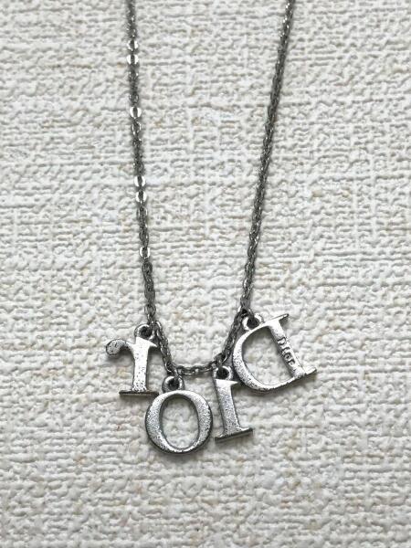 Christian DiorDIORディオールCDネックレスシルバー